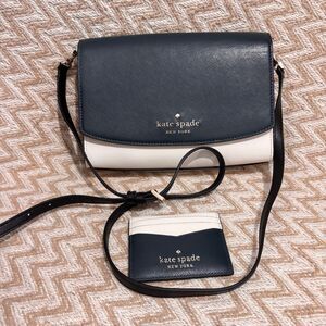 Kate Spade Carson Convertible Crossbody Bag Staci Slim Card Holder Peacock